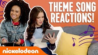 Nick Stars React To Theme Songs 🎵 Ft JoJo Siwa Daniella Perkins amp More  NickStarsIRL [upl. by Avevoneg]