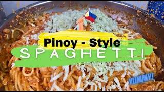 How to Cook FilipinoStyle Spaghetti  Easy Recipe [upl. by Atiekan]