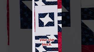 Easy Friendship Star Quilt Block [upl. by Eittak]