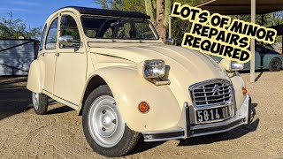 Fixing up the Citroen 2CV motor interior exterior [upl. by Genie538]