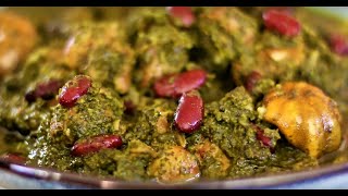 Persian Stew Recipe Iranian Ghormeh Sabzi International Cuisines [upl. by Randal]