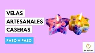 👉 Como Hacer Velas CASERAS principiantes😉 [upl. by Neesay270]