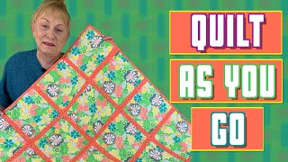 Quilt As You Go Sewing Tutorial  The Sewing Room Channel [upl. by Tybalt]