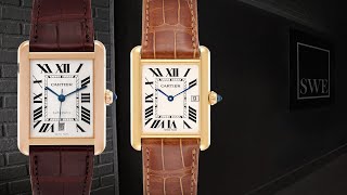 Cartier Tank Louis and Solo Sizes Showcase  SwissWatchExpo [upl. by Camilla]