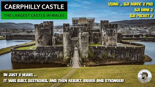 Caerphilly Castle  The Largest in Wales 2nd in Britain [upl. by Euqinomad]