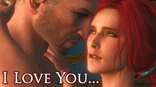 The Witcher 3  I Love You  Triss Merigold Romance [upl. by Rochella]