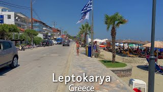 Leptokarya Greece Walking Tour 2022 [upl. by Nosduj510]