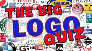 THE BIG LOGO QUIZ Can you guess all the logos [upl. by Adnalue189]