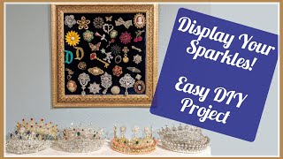 Display Your Sparkles  Easy DIY Brooch Board Project [upl. by Lacagnia]