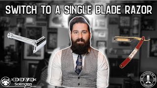 Cartridge Razor vs Safety Razor  Straight Razor Why you should switch to a Single Blade Razor [upl. by Adlen]