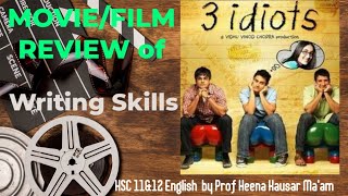 Movie Review of the Film quot3 Idiotsquot for Class 11 amp 12 English  Writing Skills  State Board [upl. by Nigrom440]