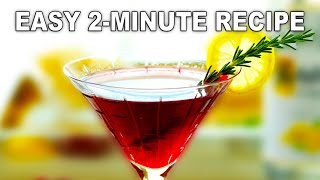 The PERFECT Pomegranate Martini Recipe [upl. by Elatia]