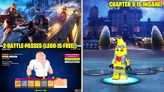 Everything NEW in Fortnite Chapter 5 Map Battle Pass Gameplay [upl. by Feilak592]