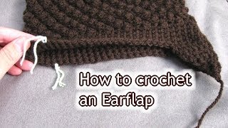 SIMPLE way to ADD an Ear Flaps onto ANY Hat or Beanie  BEGINNER Crochet made EASY [upl. by Roice]