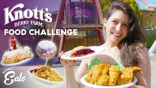 Ultimate Knotts Berry Farm Challenge Trying All Of The Boysenberry Treats [upl. by Hallett]