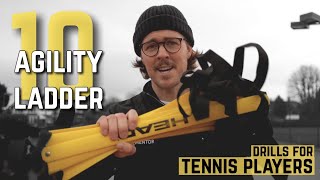 10 Agility Ladder Drills For Tennis Players [upl. by Oak63]