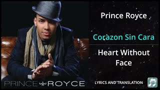 Prince Royce  Corazon Sin Cara Lyrics English Translation  Dual Lyrics English and Spanish [upl. by Waynant]