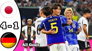 germany VS japan 14 highlights amp all goals HD [upl. by Idnim]