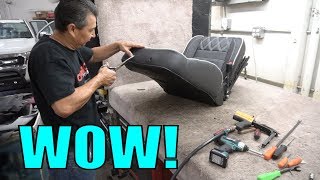 HOW THE PROS MAKE CUSTOM CAR SEATS [upl. by Idas931]