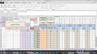 how create Capacitive production planning Excel sheet redimade format available [upl. by Galitea568]