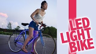 How to Install LED Lights on a Bicycle  The Light Bike [upl. by Burleigh]