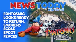 Fantasmic Looks Ready to Return Smokers Scale EPCOT Fences [upl. by Anderer]