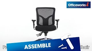 Professional Ergonomic Chair Assembly Instructions [upl. by Hett]