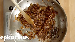 How to Make Caramelized Onions  Epicurious [upl. by Jowett]