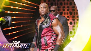 The Hurt Syndicate’s Bobby Lashley makes his AEW inring DEBUT  112024 AEW Dynamite [upl. by Ennairam]