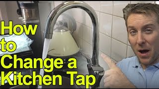 HOW TO CHANGE YOUR KITCHEN TAP  Monobloc Mixer  Plumbing Tips [upl. by Red]