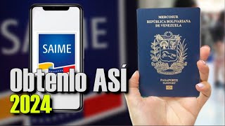 ASÍ obtienes el PASAPORTE en VENEZUELA 2024 [upl. by Aggappe]