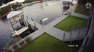 Camera captures terrifying boat crash [upl. by Eustache]