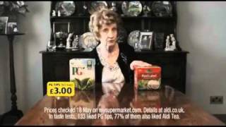 Aldi Tea Advert quotI Dont Like Tea I Like Ginquot [upl. by Farnham870]