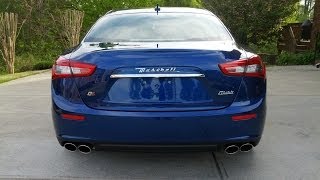 Exhaust Notes  Maserati Ghibli S Q4 [upl. by Cheria]