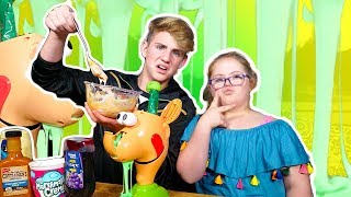 GOOEY LOUIE with EXTRA SLIME MattyBRaps vs Sarah Grace [upl. by Stephanus507]