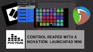 Control Reaper With A Novation Launchpad Mini MK3 [upl. by Ardena]