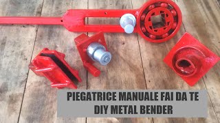 Piegatrice Manuale Fai Da Te  DIY Metal Bender [upl. by Neelya]