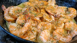 Garlic Shrimp Recipes  Easy Garlic Buttered Shrimp Recipe [upl. by Cirda]