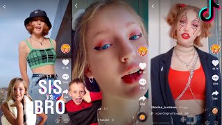 Karina kurzawa from Sis vs Bro latest tiktok compilation PART 2 [upl. by Atinrahs448]