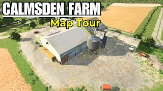 CALMSDEN FARM – Map Tour – Farming Simulator 25 [upl. by Emyam354]