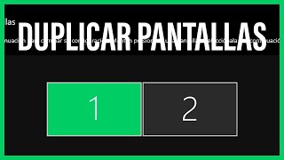 EXTENDER PANTALLAS en WINDOWS 10  CONECTAR DOS MONITORES [upl. by Shaefer724]