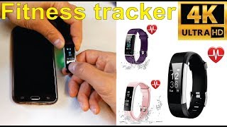 Review and how to set up a generic fitness tracker with VeryFitPro app  Amazon [upl. by Rojas]