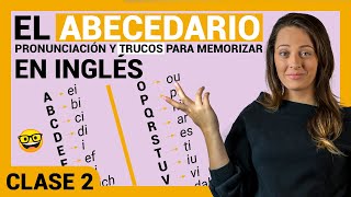 EL ABECEDARIO en inglés 🔊PRONUNCIACIÓN fácil y rápido🚀 ▶ ＃2 Clase [upl. by Wayolle]