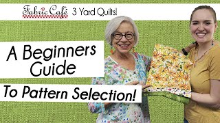 Beginners Guide to Quilt Pattern Selection  Fabric Cafe [upl. by Deyas]