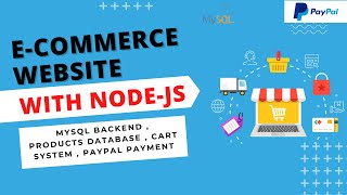 Node JS Build Ecommerce Website nodejs [upl. by Ahsimrac148]