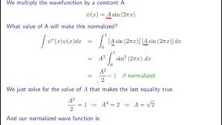 How to Normalize a Wave function in Quantum Mechanics [upl. by Adnuhsar]