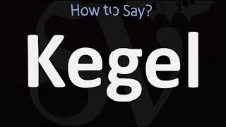 How to Pronounce Kegel CORRECTLY [upl. by Haig332]