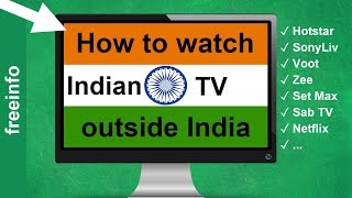 How to watch Indian TV outside India abroad [upl. by Ecidnarb]