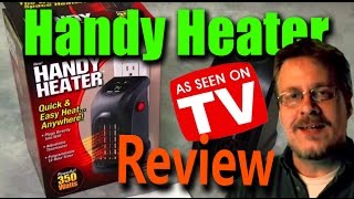 Handy Heater  Wall Outlet Space Heater Review  Does It Work [upl. by Stovall]