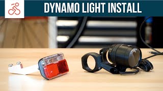 Installing Dynamo Bike Lights  Every City Bike Needs These [upl. by Nwahsan660]